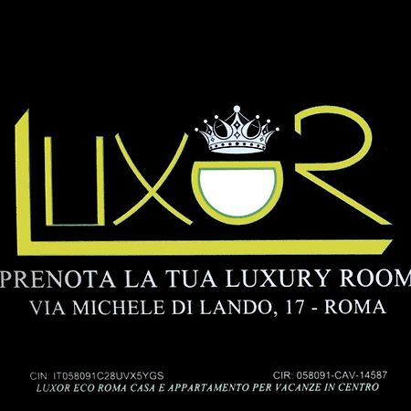 Luxor Eco Roma Casa E Appartamento Per Vacanze In Centro Piazza Bologna, Colosseo, Piazza Di Spagna, Vaticano, San Pietro, Sapienza, Fontana Di Trevi, Piazza Navona, Trastevere, Tiburtina, Termini, Aeroporto Eksteriør billede