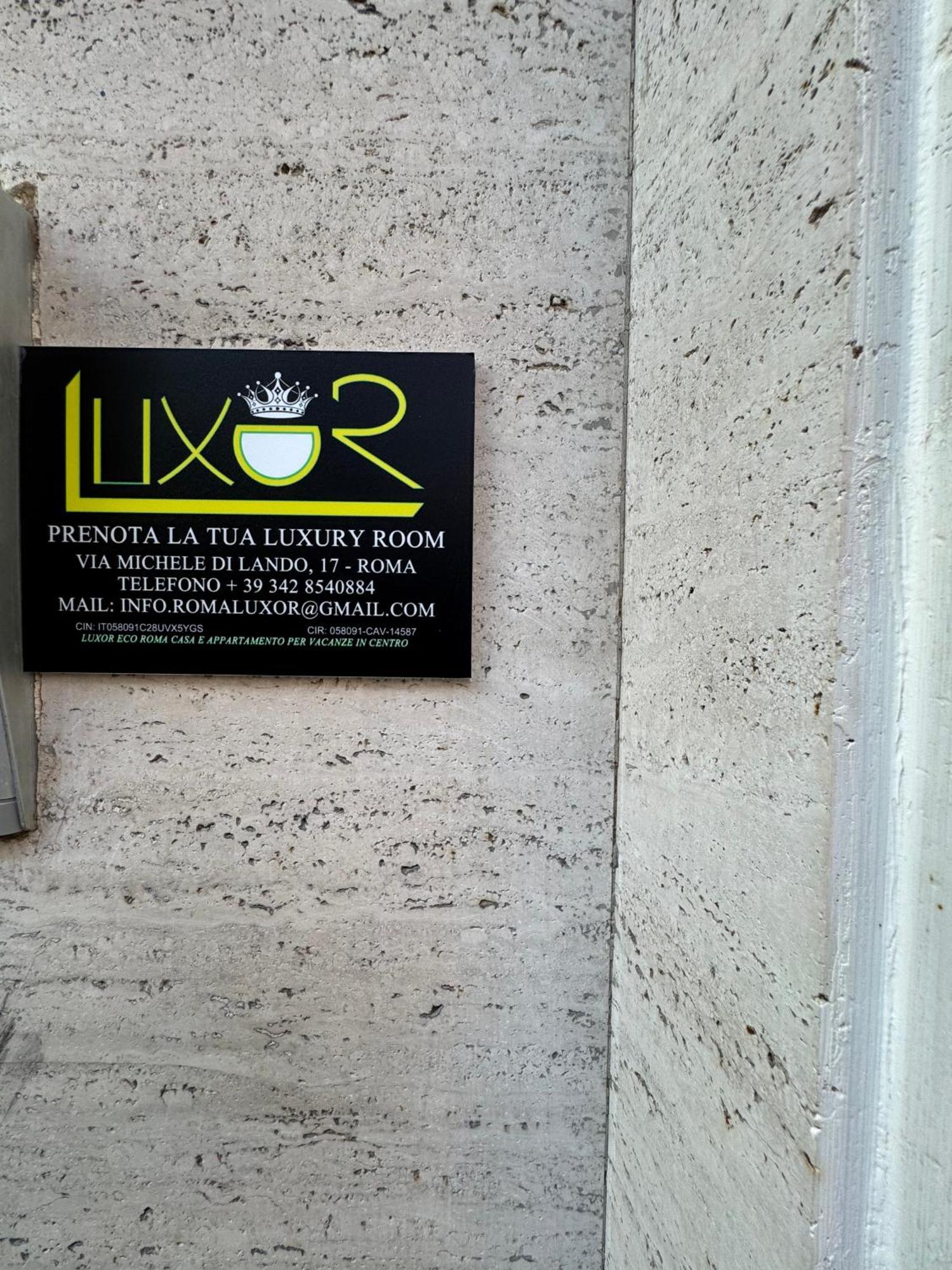Luxor Eco Roma Casa E Appartamento Per Vacanze In Centro Piazza Bologna, Colosseo, Piazza Di Spagna, Vaticano, San Pietro, Sapienza, Fontana Di Trevi, Piazza Navona, Trastevere, Tiburtina, Termini, Aeroporto Eksteriør billede